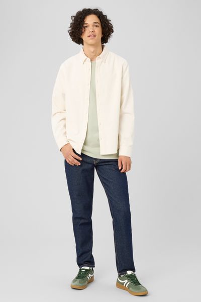Chemise en velours c&ocirc;tel&eacute;