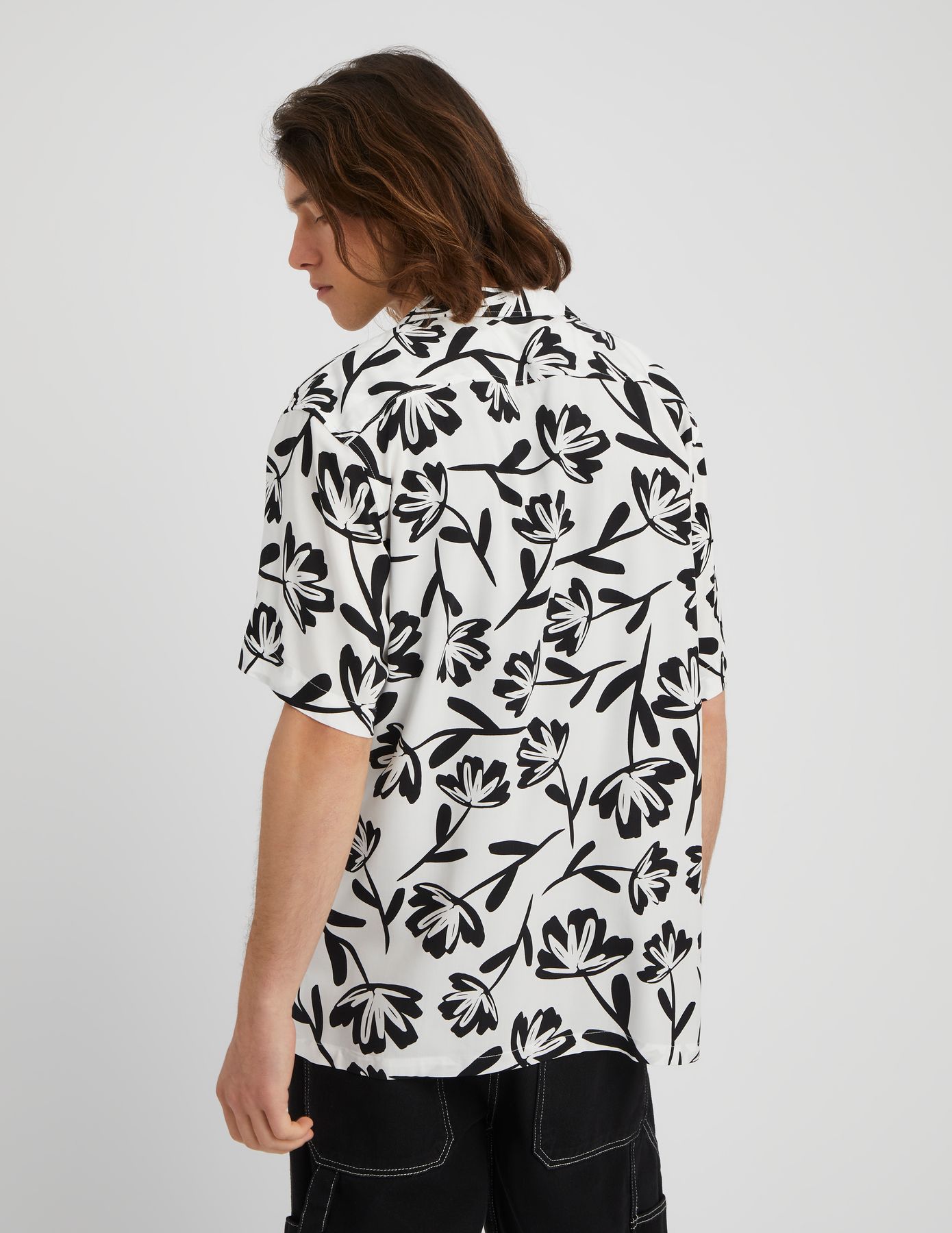 Chemisette imprim&eacute;e fluide