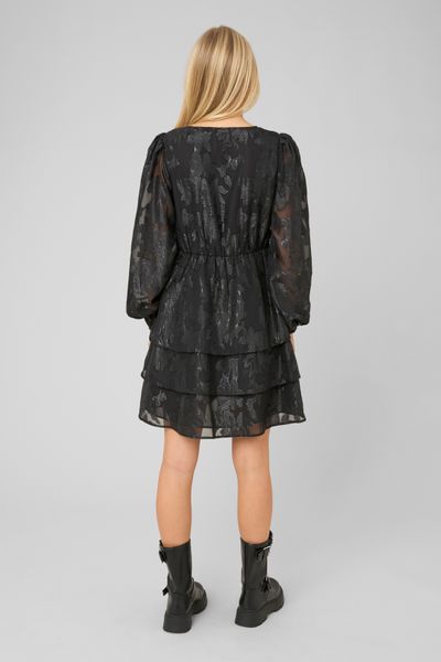 Robe courte jacquard brillant