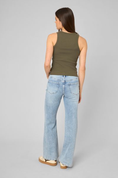 Jean flare taille basse