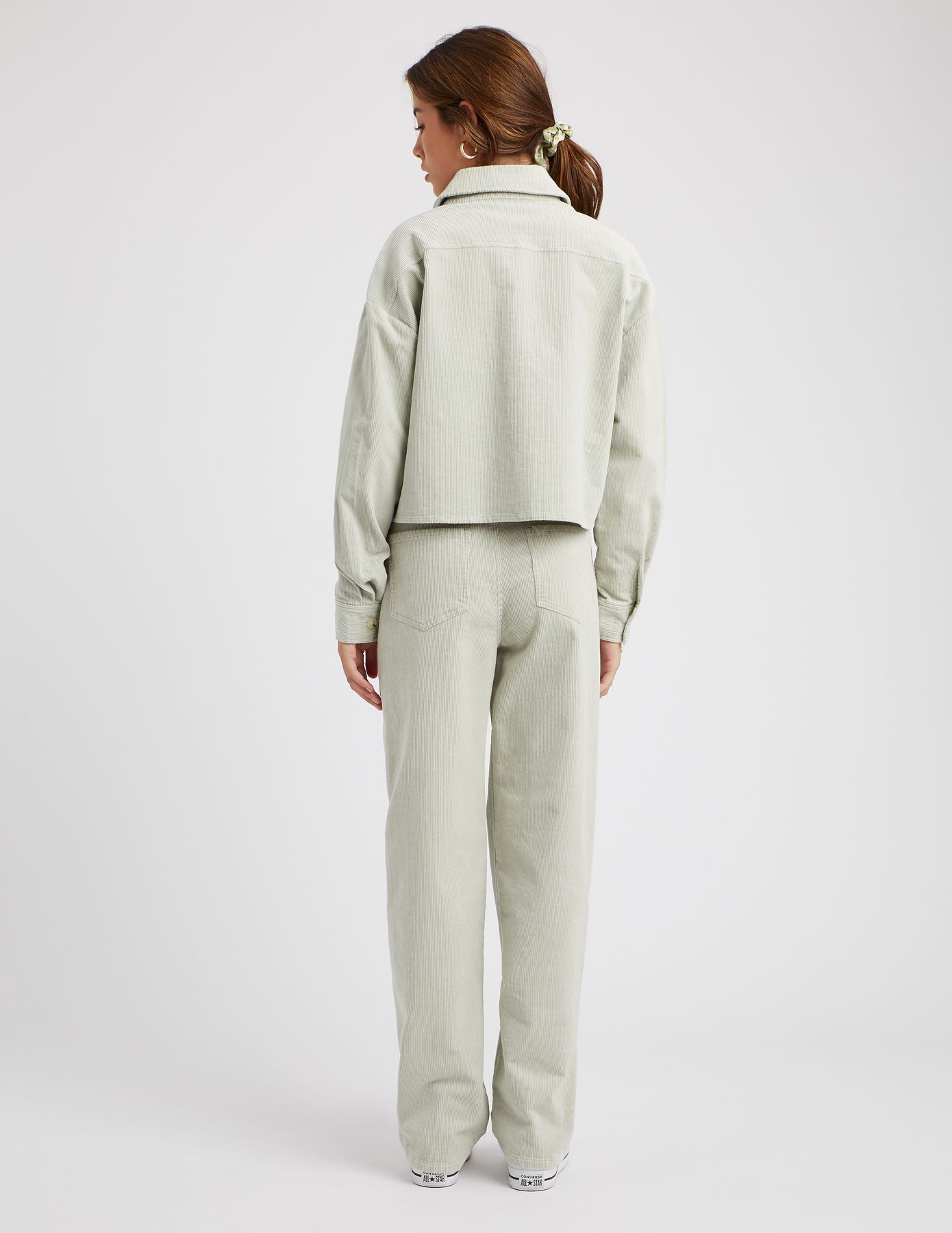 Ensemble surchemise/pantalon velours