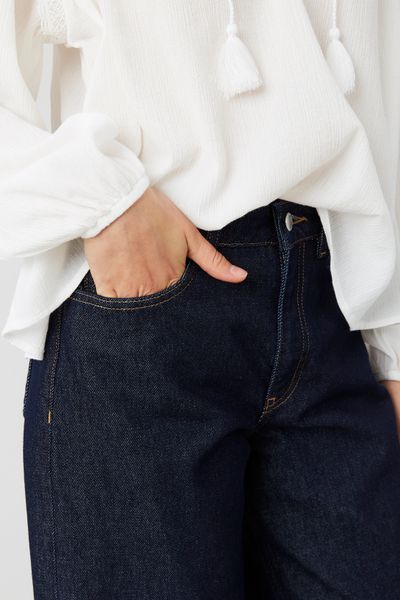 Jean wide leg taille standard