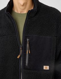Veste zipp&eacute;e sherpa