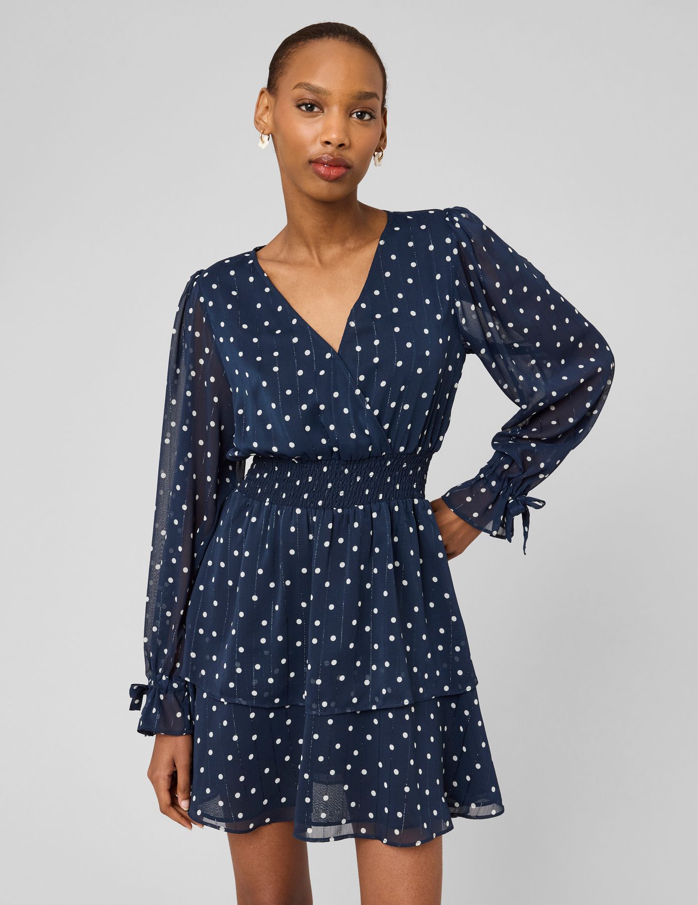 Robe courte imprim&eacute;e