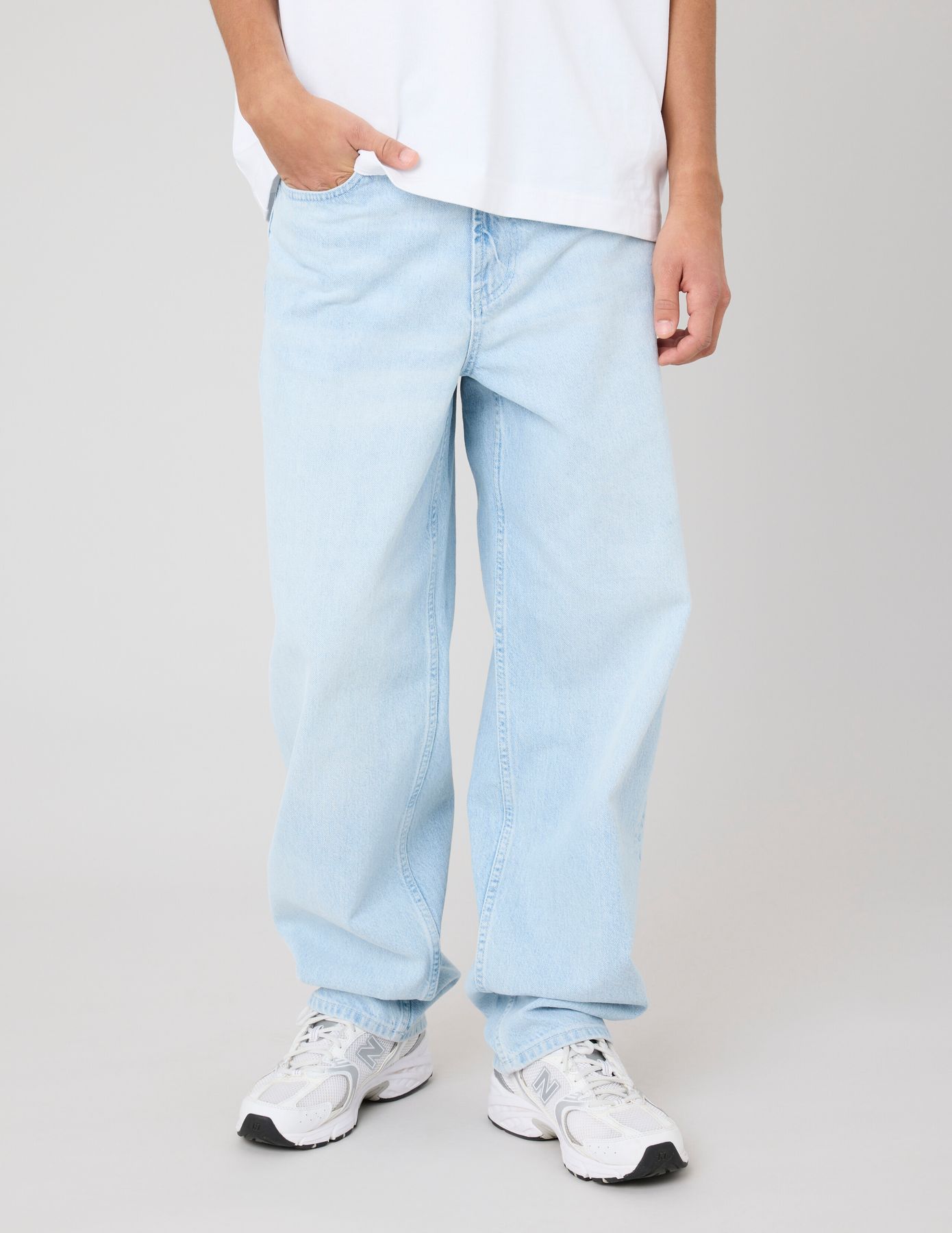Jean loose bleu clair