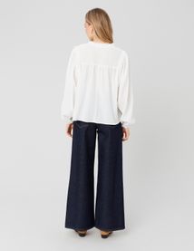 Blouse fluide en crépon
