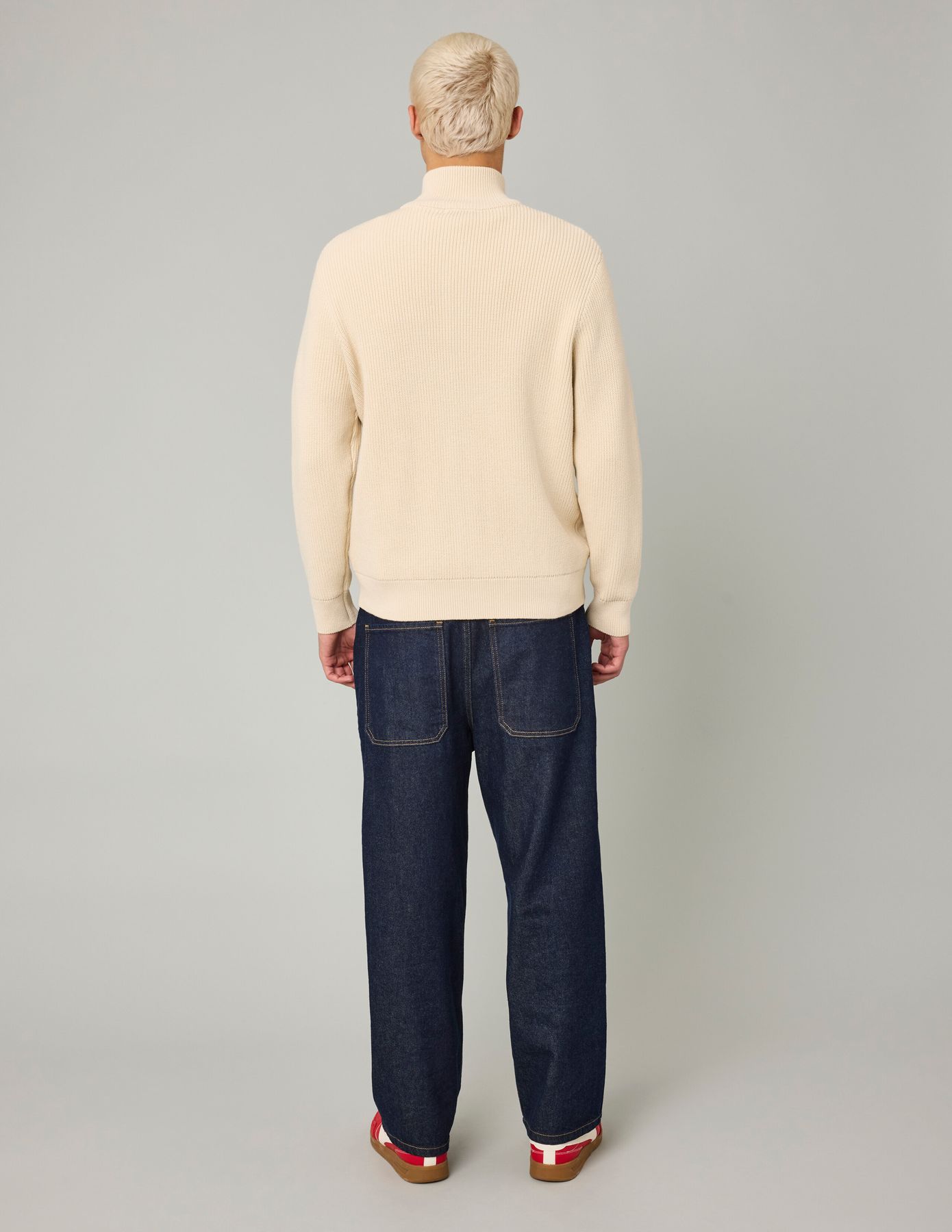 Pull col montant zippé