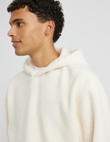 Sweat sherpa à capuche