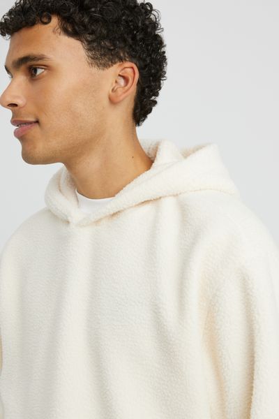 Sweat sherpa à capuche