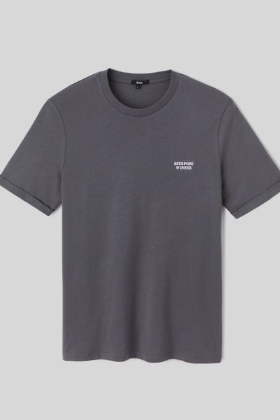 T-shirt broderie poitrine