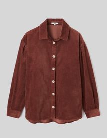 Surchemise en velours côtelé