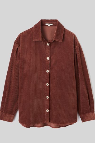 Surchemise en velours côtelé