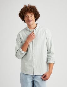 Chemise oxford rayée