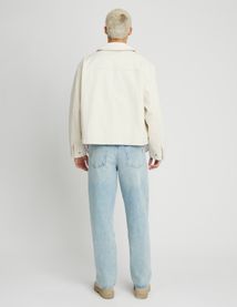 Veste zippée col velours