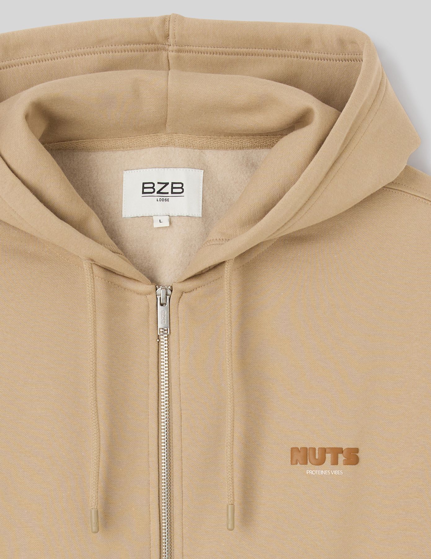 Sweat zipp&eacute; &agrave; capuche