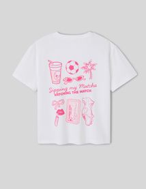 T-shirt imprim&eacute; devant/ dos