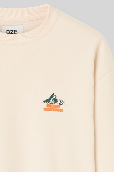 Sweat imprimé devant/dos