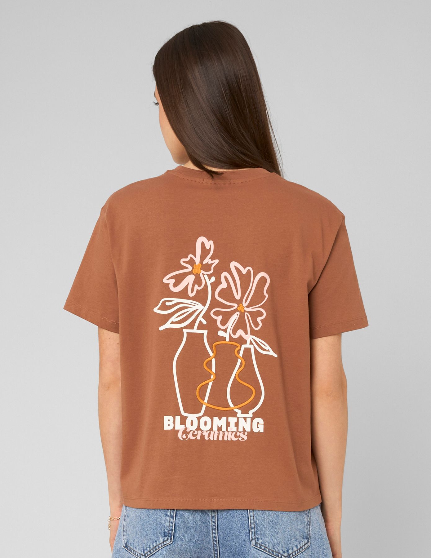 T-shirt imprim&eacute; devant / dos