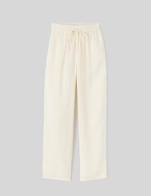 Pantalon fluide taille élastiquée