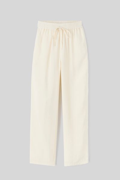 Pantalon fluide taille élastiquée