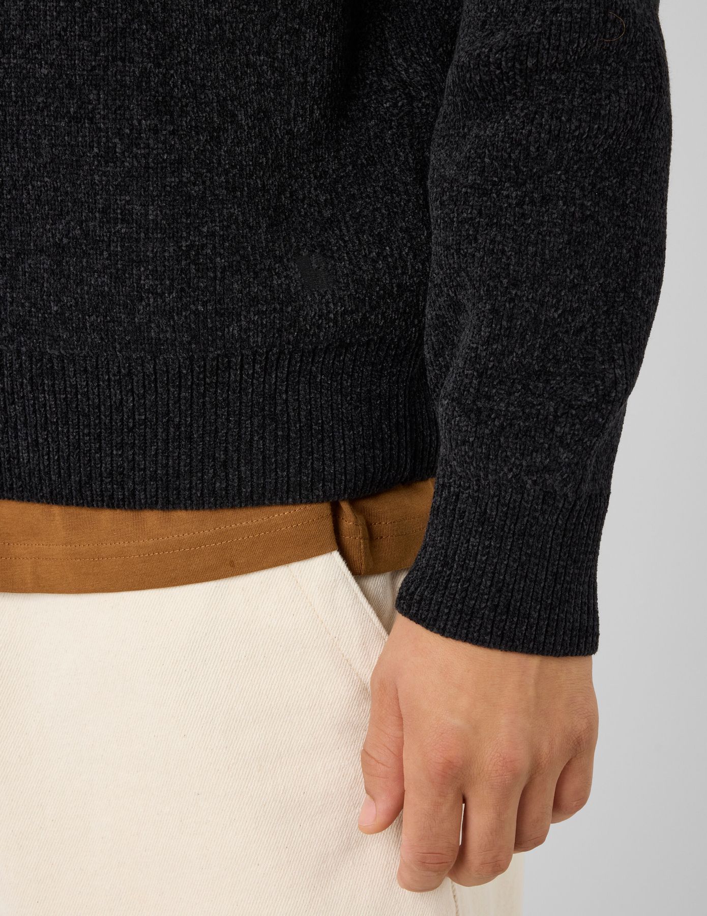 Pull maille chenille