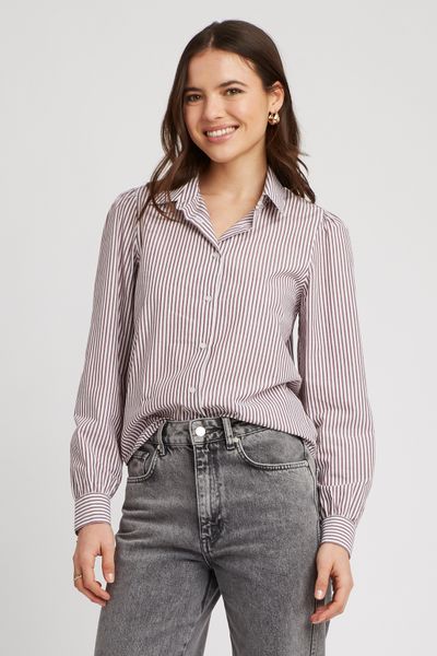 Chemise oxford rayé