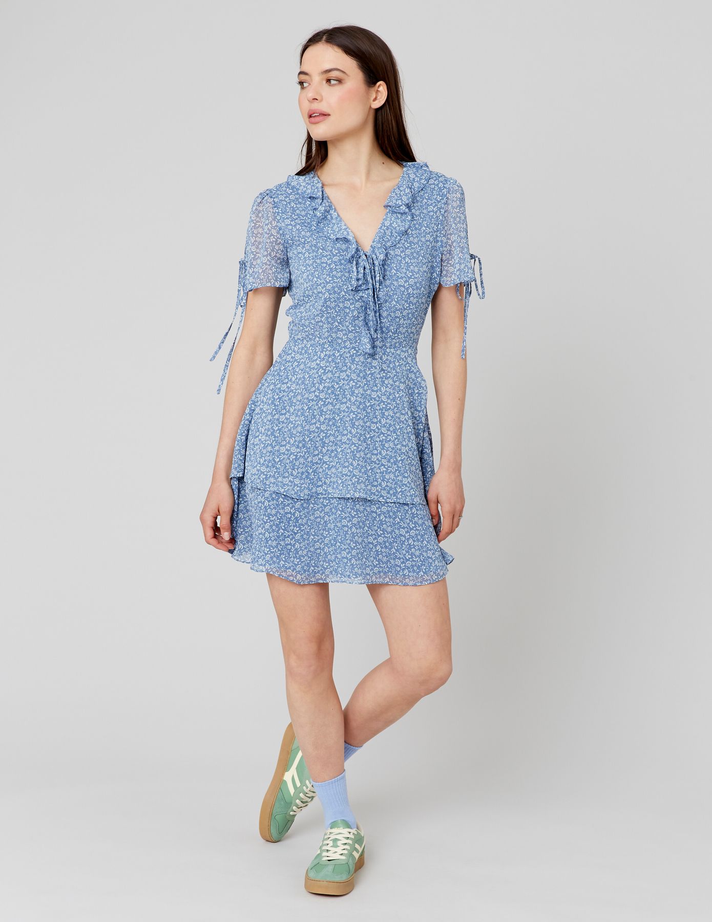 Robe courte imprimée