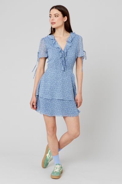 Robe courte imprimée