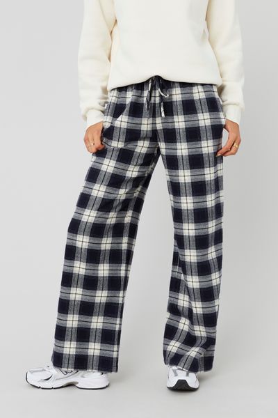 Pantalon &agrave; carreaux