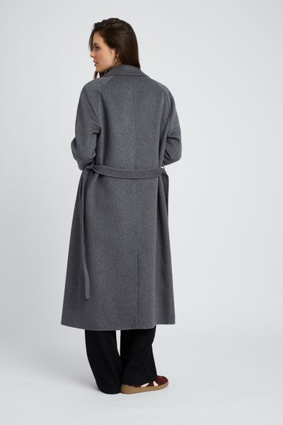 Manteau long en laine