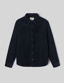 Chemise en velours c&ocirc;tel&eacute;