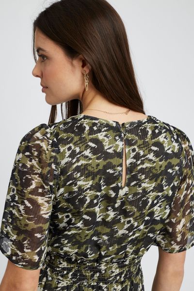 Robe longue imprimée