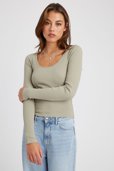 T-shirt manches longues uni