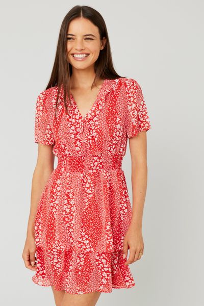 Robe courte imprimée