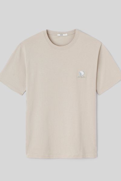 T-shirt brodé à message