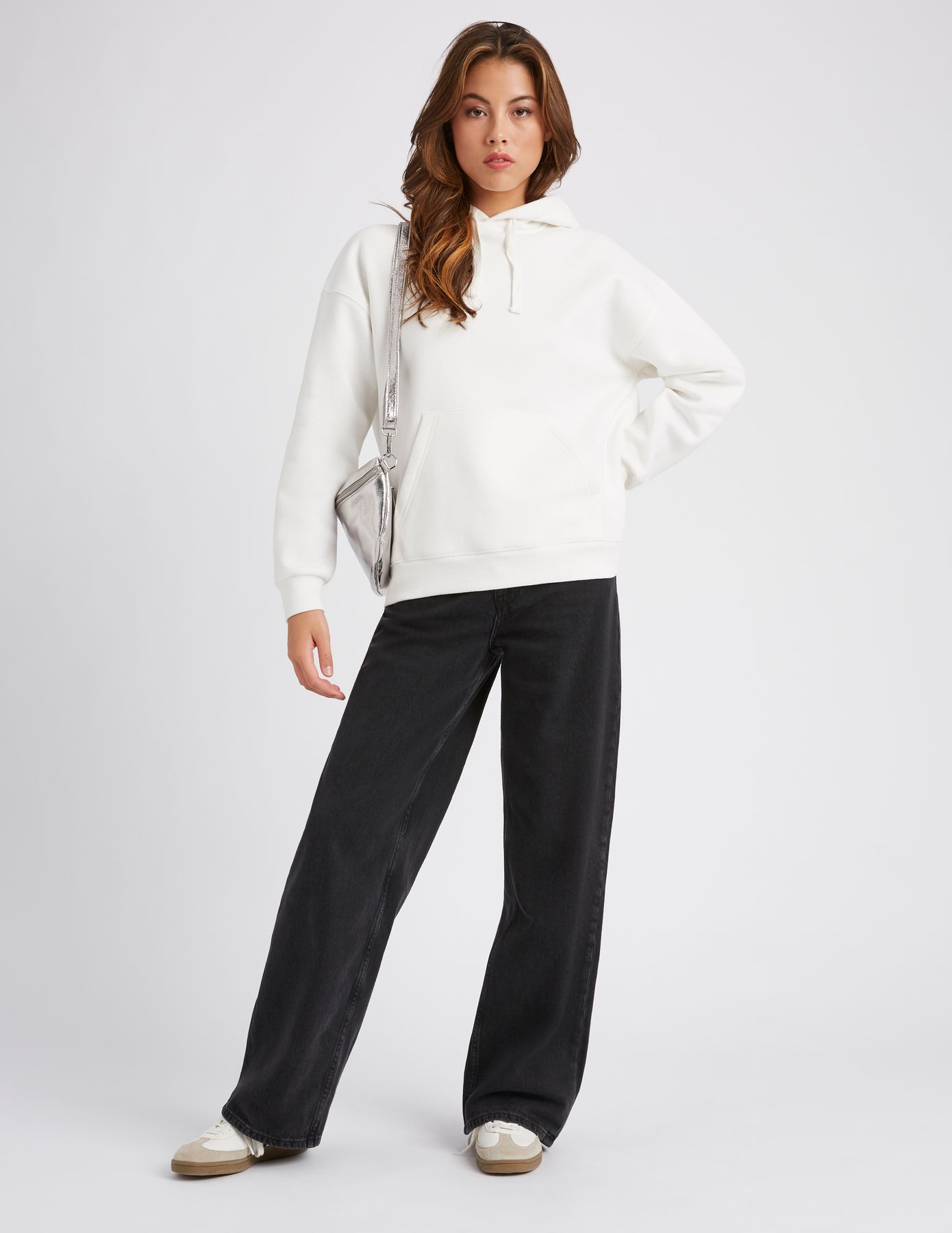 Sweat &agrave; capuche uni