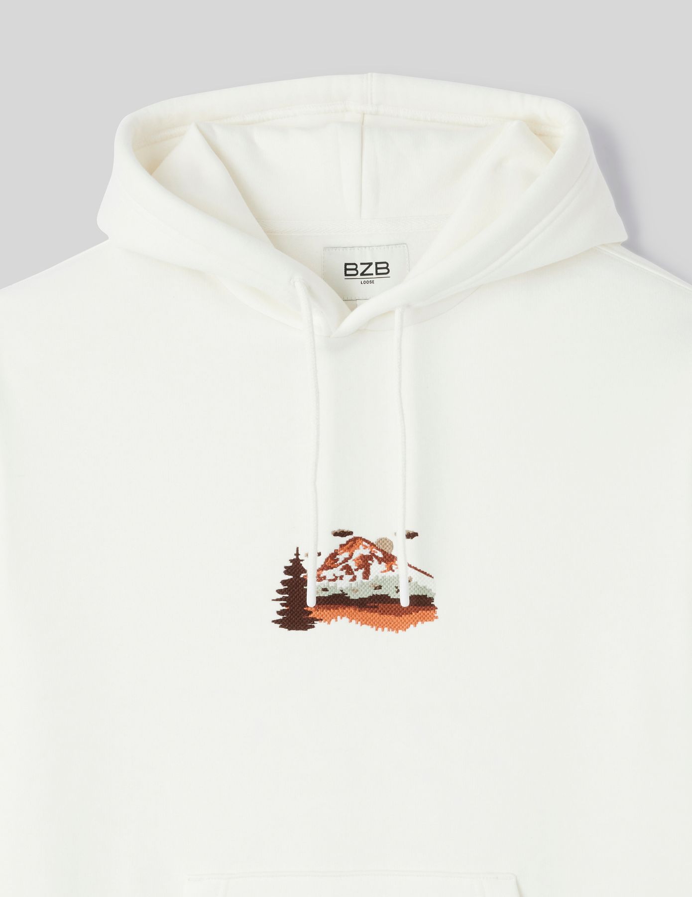 Sweat à capuche brodé