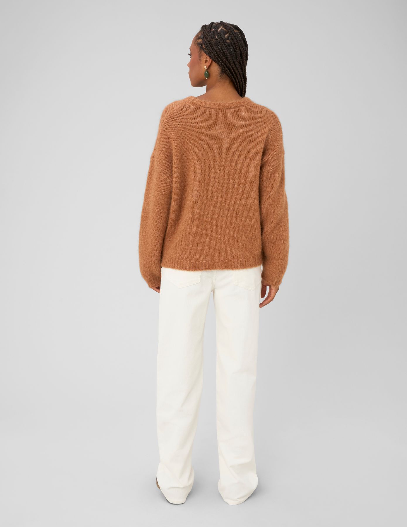 Pull col rond premium