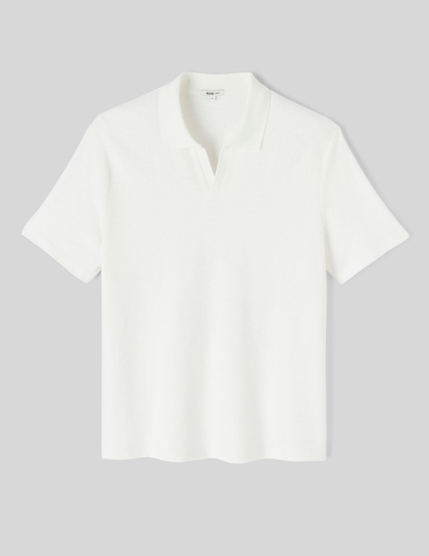 Polo matière fantaisie