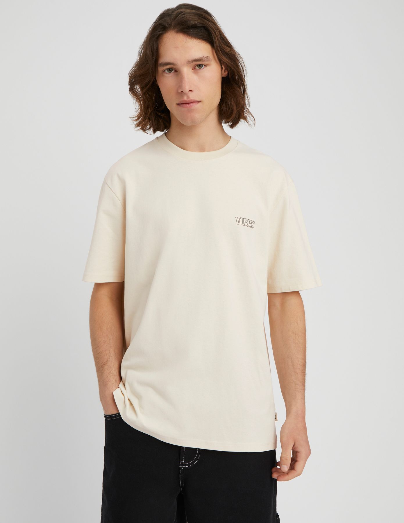 T-shirt imprim&eacute; devant dos