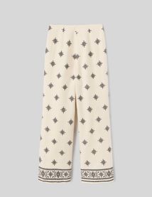 Pantalon brodé