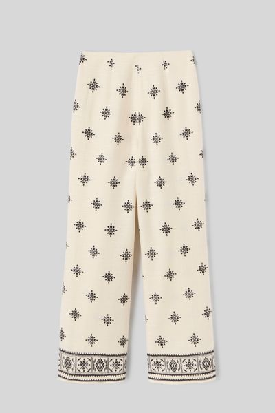 Pantalon brodé