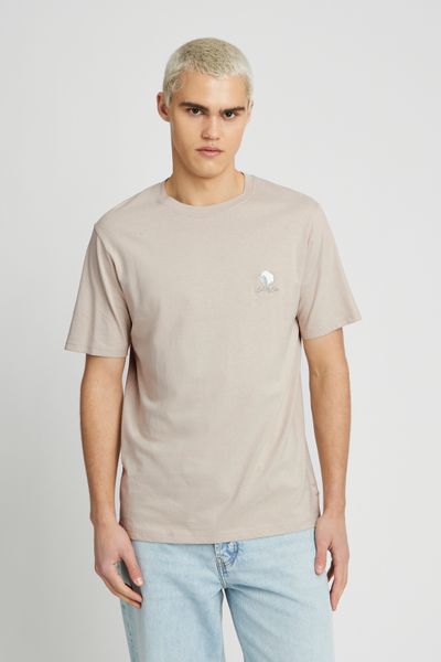 T-shirt brodé à message