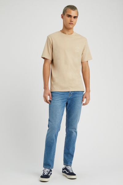 Jean straight double stone used