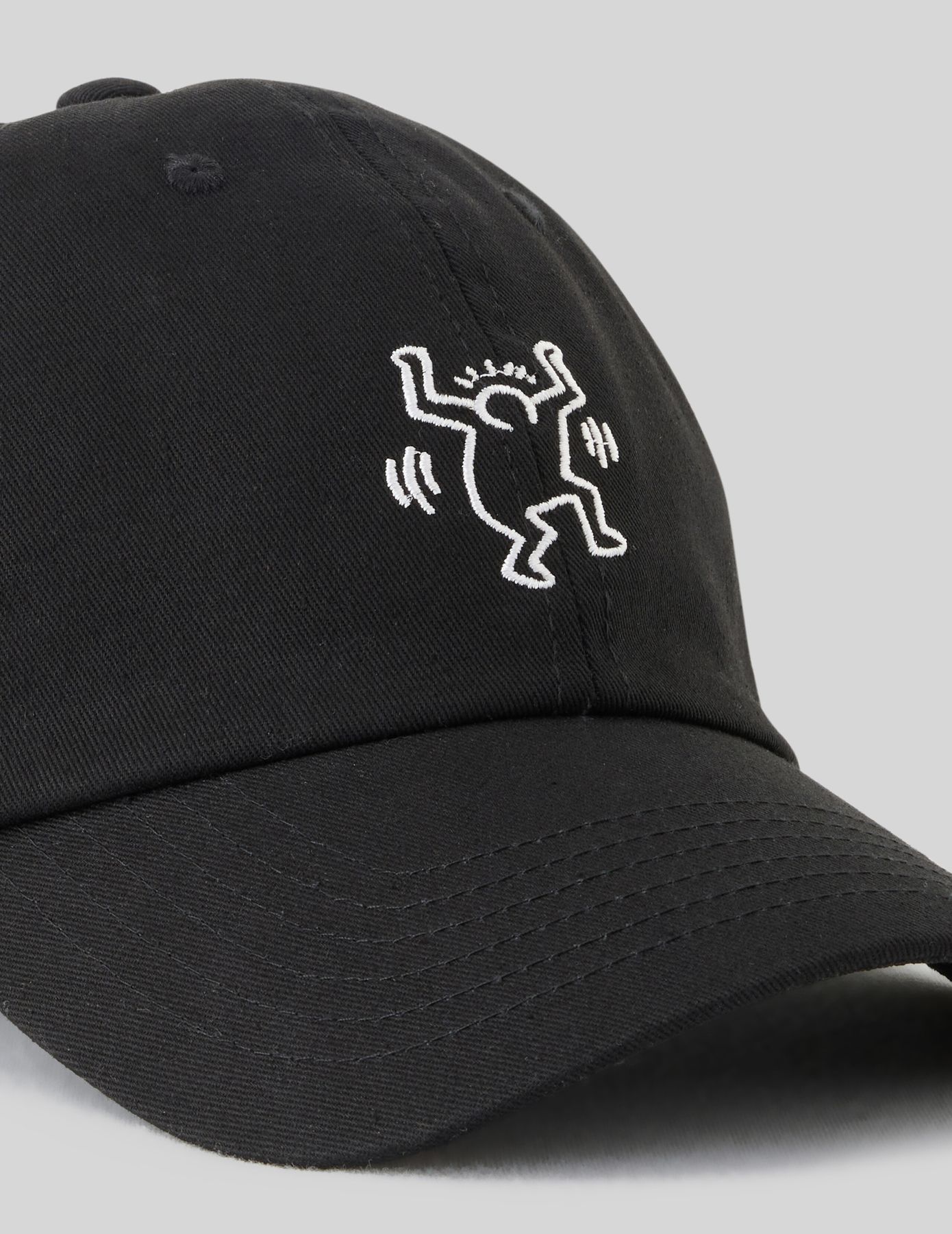 Casquette avec broderie Keith Harring