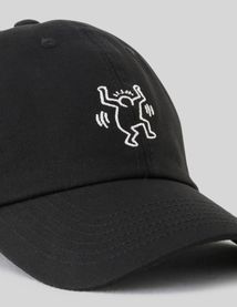 Casquette avec broderie Keith Harring