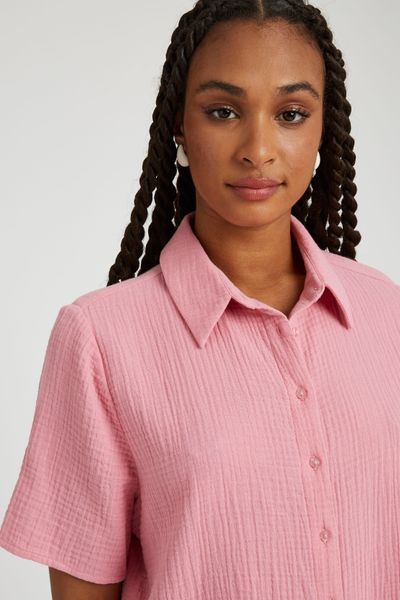 Chemise en gaze de coton