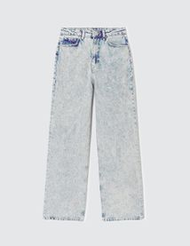 Jean straight taille haute