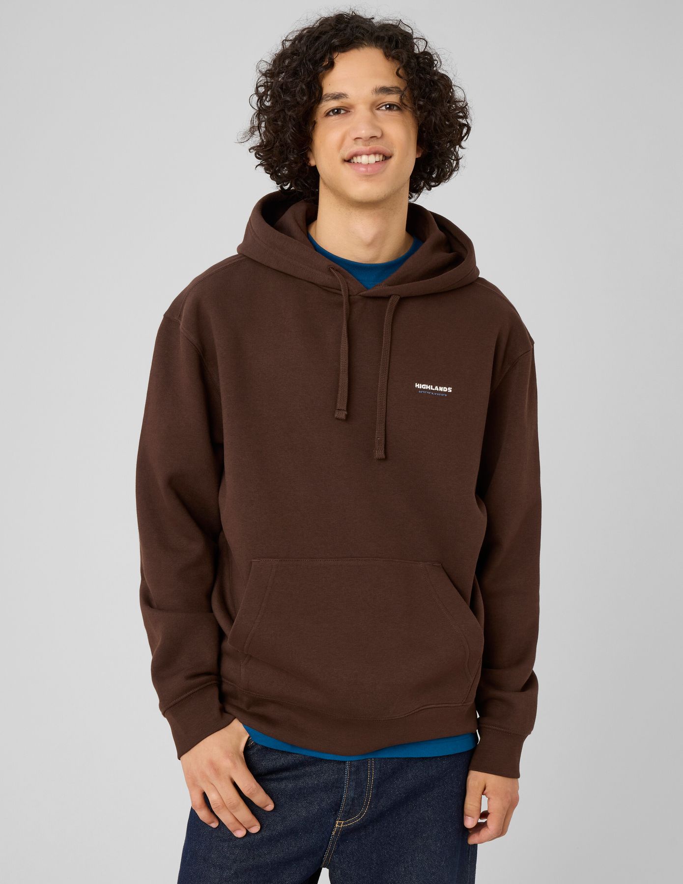 Sweat &agrave; capuche imprim&eacute; devant / dos