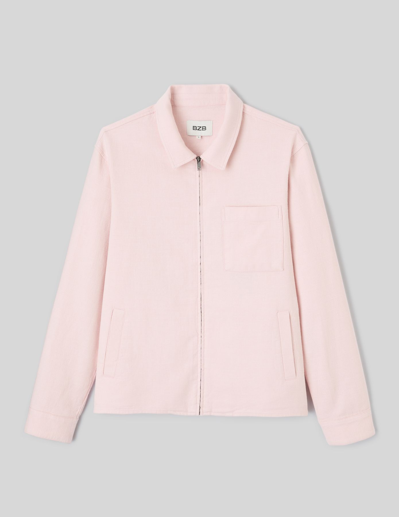 Veste zipp&eacute;e textur&eacute;e